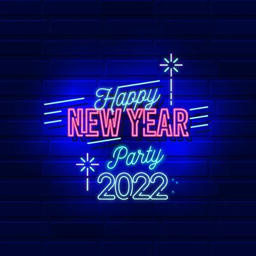 New Year Party Neon Sign - Custom Banners Now