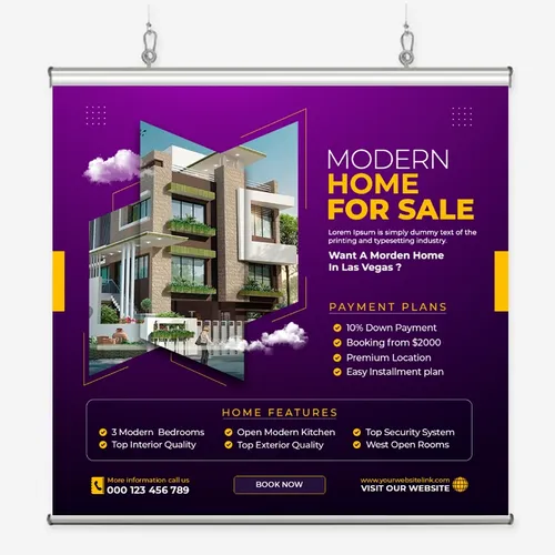 Hanging Clamp Bar Banners - Custom Banners Now