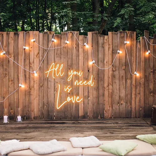 All You Need is Love Neon Sign - Custom Banners Now