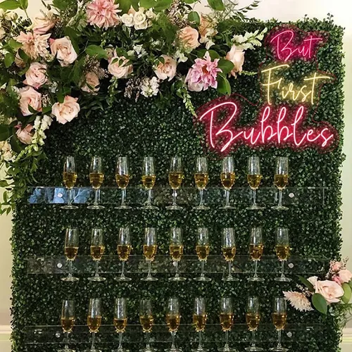 But First Bubbles Neon Sign - Custom Banners Now