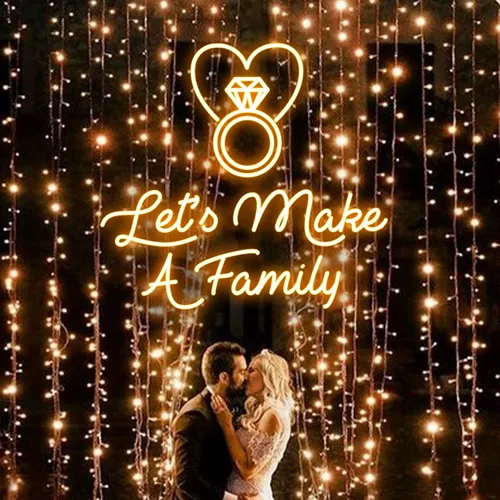 Let's Make A Family Neon Sign - Custom Banners Now
