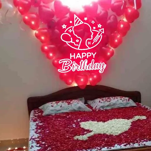 Cute Birthday Art Neon Sign - Custom Banners Now