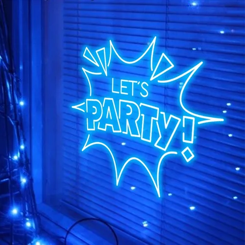 Let’s Party Neon Sign - Custom Banners Now