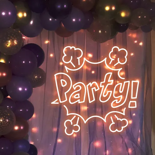Party Blast Neon Sign - Custom Banners Now
