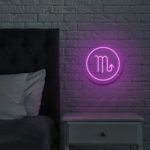 Scorpio Neon Sign - Custom Banners Now