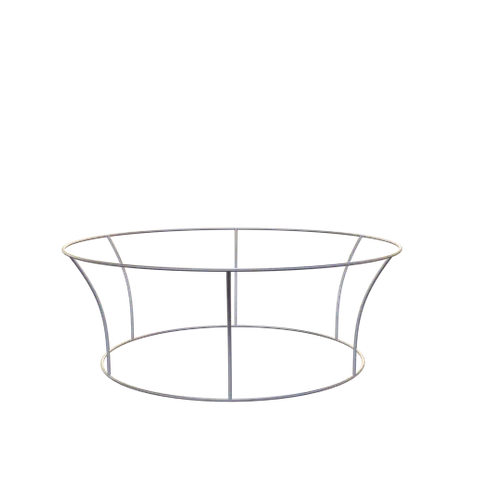 Custom Tapered Circle Personalized Trade Show Hanging Signs - Custom Banners Now