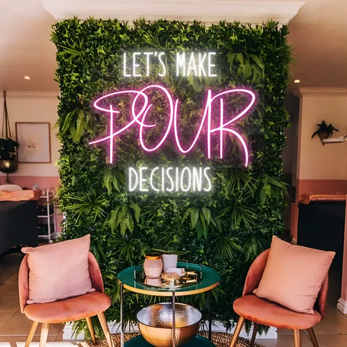 Let's Make Pour Decisions Neon Signs - Custom Banners Now