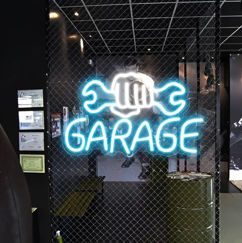 Garage Neon Sign - Custom Banners Now