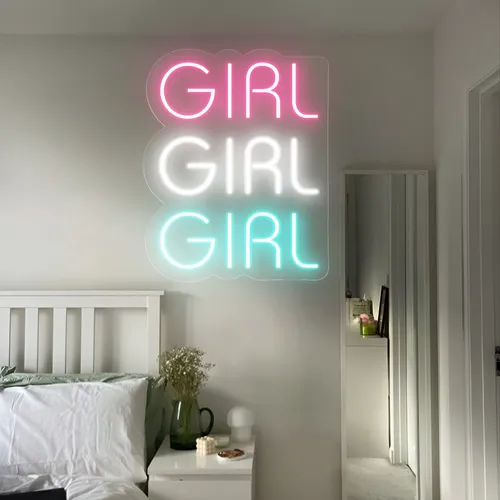 Girls Girls Girls Neon Sign - Custom Banners Now