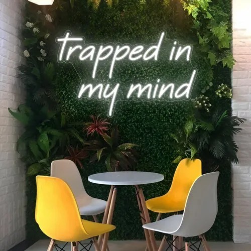 Trapped in my Mind Neon Sign - Custom Banners Now