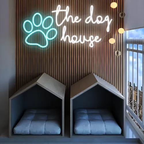The Dog House Neon Sign - Custom Banners Now