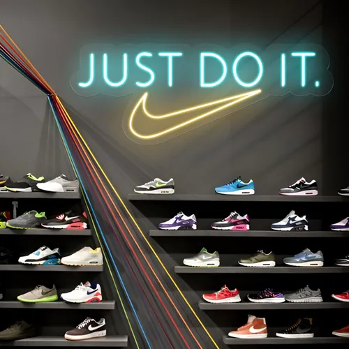 Just Do It Neon Sign - Custom Banners Now