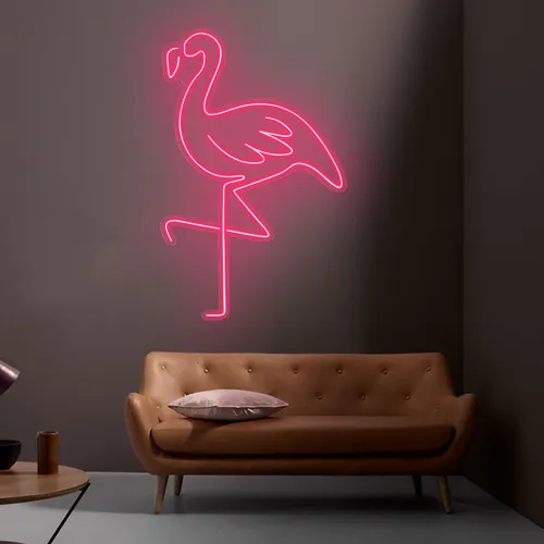 Flamingo Neon Light - Custom Banners Now