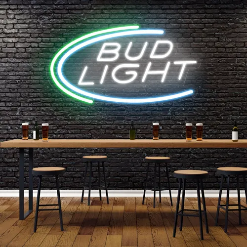 Bud Light Neon Sign - Custom Banners Now