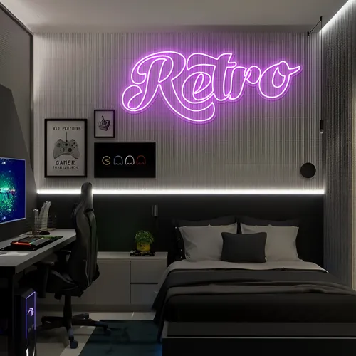 Retro Neon Signs - Custom Banners Now