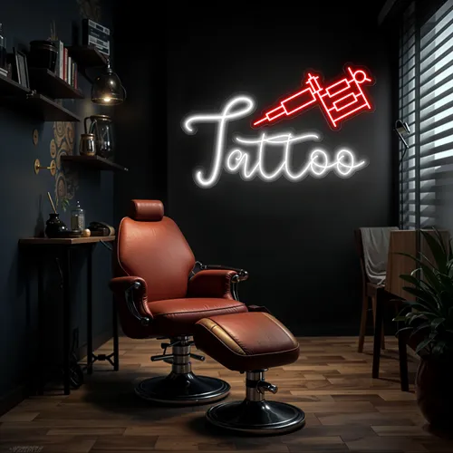 Tattoo Neon Sign - Custom Banners Now