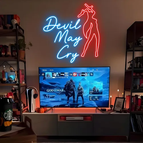 Devil May Cry Neon Sign - Custom Banners Now