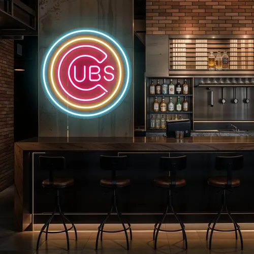 Cubs Neons Sign - Custom Banners Now