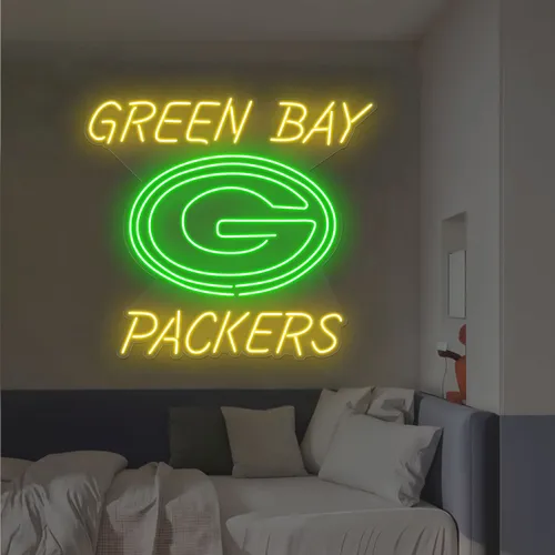 Green Bay Packers Neon Sign - Custom Banners Now