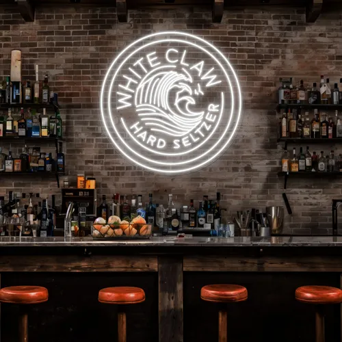White Claw Neon Sign - Custom Banners Now