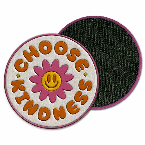 Round Choose Kindness Velcro Patch - Custom Banners Now