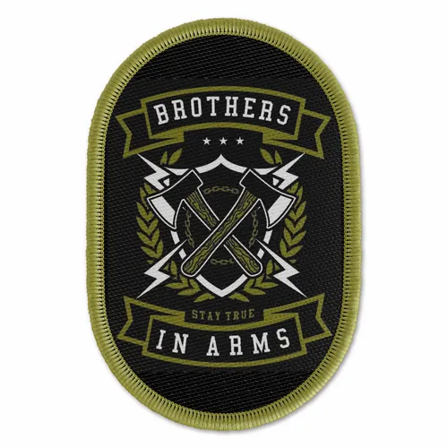 Brothers In Arms Military Patch - Custom Banners Now
