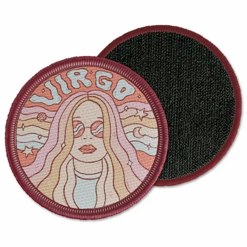 Round Virgo Velcro Patch - Custom Banners Now