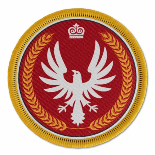 Yello and Red Bird Military Patch - Custom Banners Now