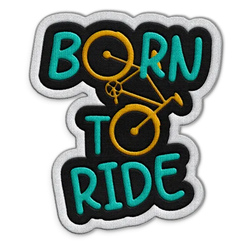Born To Ride Hat Patch - Custom Banners Now
