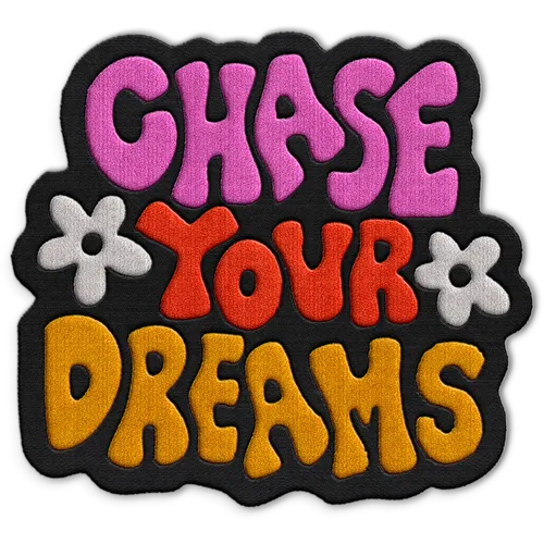 Chase Your Dreams Hat Patch - Custom Banners Now