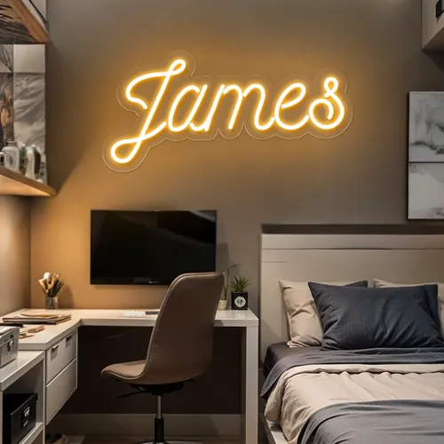 James Neon Sign - Custom Banners Now