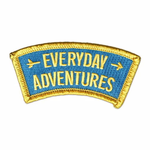 Everyday Adventures Iron On Patch - Custom Banners Now