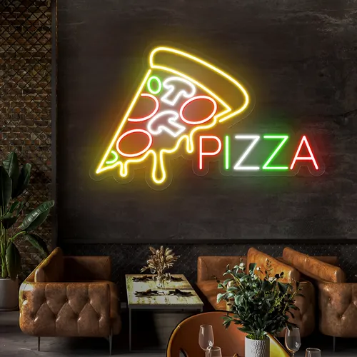 Pizza Neon Signs - Custom Banners Now