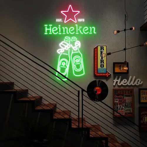 Heineken Neon Signs - Custom Banners Now