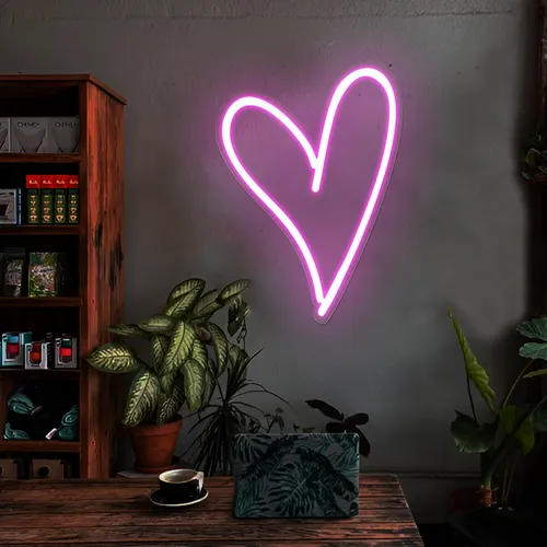 Sweetheart Pink Neon Sign - Custom Banners Now
