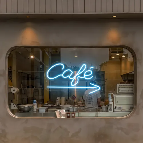 Cafe Window Neon Sign