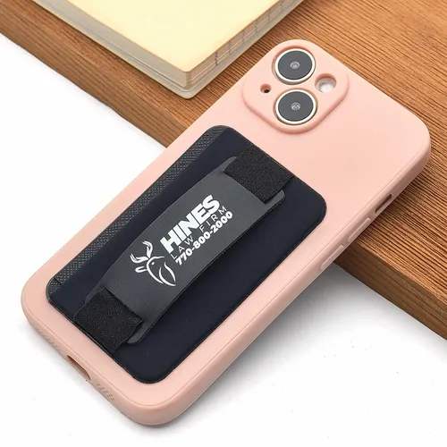 Leather Phone Wallet with Hand Grip - Custom Banners Now