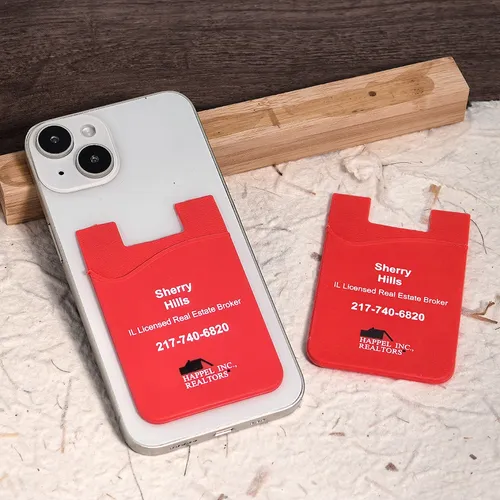 Silicone Phone Wallet Card Holder - Custom Banners Now