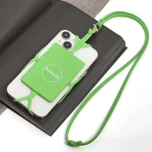 Lanyard Silicone Phone Wallet Holder - Custom Banners Now