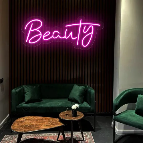 Beauty Neon Sign - Custom Banners Now