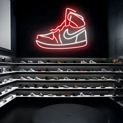 Mini Sneaker Neon Sign - Custom Banners Now