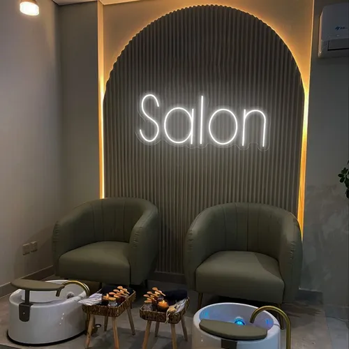 Salon Neon Sign - Custom Banners Now