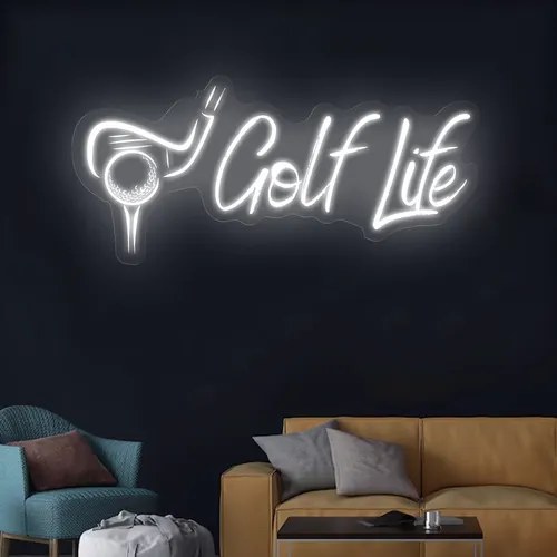 Golf Life Neon Sign - Custom Banners Now