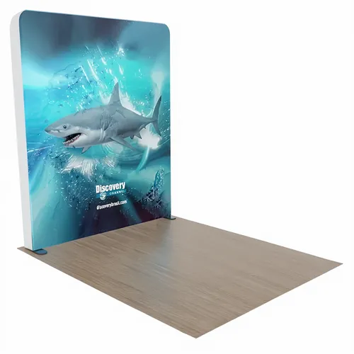 Custom Backlit Trade Show Display Tension Fabric 8' x 8' - Custom Banners Now