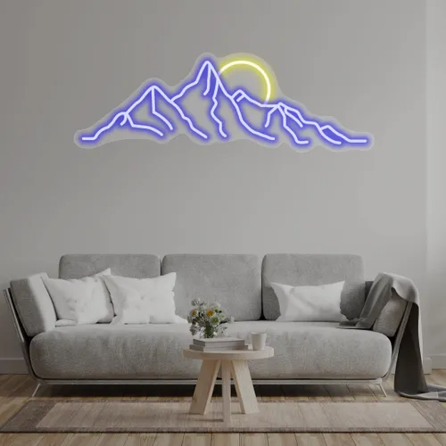Custom Mountain Neon Signs - Custom Banners Now