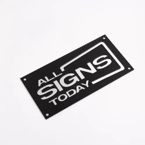 Engaraved Acrylic Sign - Custom Banners Now