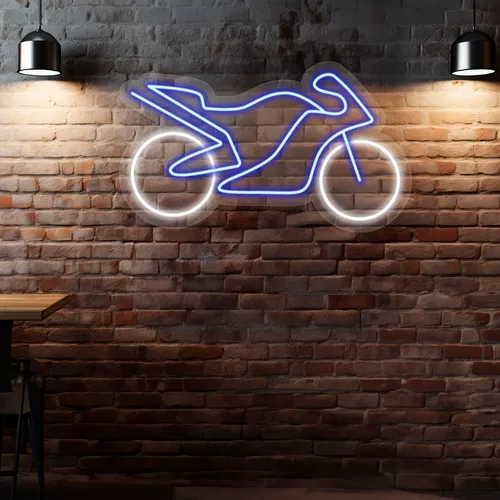 Custom Motorcycle Neon Signs - Custom Banners Now