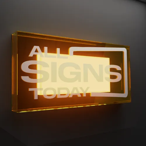 Full Lit Acrylic Box - Custom Banners Now