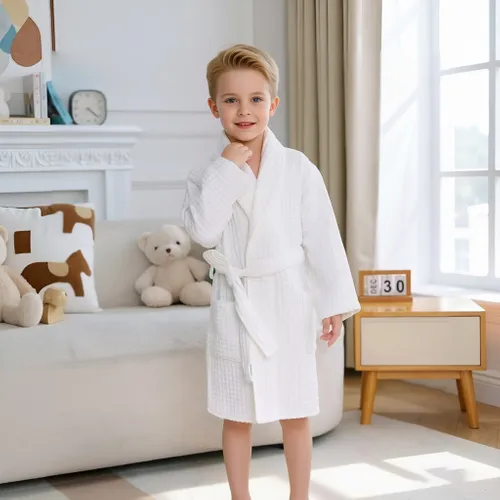 Custom Kids Waffle Robes - Custom Banners Now