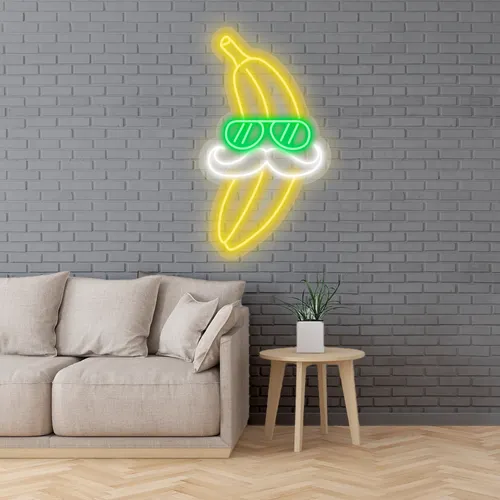 Custom Banana Neon Signs - Custom Banners Now